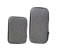 ELAYARD 2Pcs Waterproof Microphone Storage Bags Portable Earphone Cases with USB Cable Organizer Digital Product Pouch for Outdoor and Travel Use