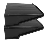 ELAYARD 2PCS Weatherproof Plastic Camera Protective Cover with Sunshade Rainproof Outdoor Guard for Cctv Dome Bullet Cameras Dustproof Shield Enhancing Image Clarity and Glare Reduction