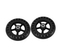 ELAYARD 2pcs Wheelchair Honeycomb Wheels Front Rear Replacement Tires Impact-Resistant Solid Tires with Central for Enhanced Mobility and Travel Comfort
