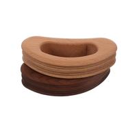 ELAYARD 2pcs Wooden Gua Sha Massage Tools, Carbonized Beech Wood Body Scraping Board for Shoulder Neck Back, Deep Groove Handheld Muscle Relief Massager for Wellness and Relaxation