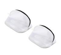 ELAYARD 2pcs Zippered Mesh Shoe Washing Bags with Automatic Lock for Washing Machine Protect Sneakers and Clothes from Deformation Suitable for Camping Dorms Outdoor Trips Storage