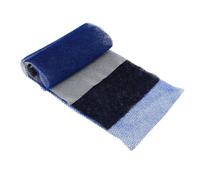 ELAYARD 3 Pcs Exfoliating Back Scrubber Bath Towels Nylon Shower Washcloth Set for Deep Cleansing for Spa and Home Use Includes Blue White and Black Colors