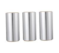 ELAYARD 3 Rolls Aluminum Hair Foils Thick Highlighting Tin Foil Sheets for Salon Home Use High Temperature Resistant Long for Hair Coloring Nail Art