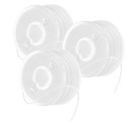 ELAYARD 3 Rolls Water Soluble String Pva Tape Fast Dissolving Multifunctional Carp Fishing Feeder Tape for Bait Bags Spool Portable and Skin-friendly Fishing Accessory