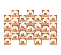 ELAYARD 30pcs Fortune God Sticky Memo Pads, Cute Cartoon Self-Adhesive Small Notebooks for New Year Note Taking, Office and Student Holiday Writing Supplies