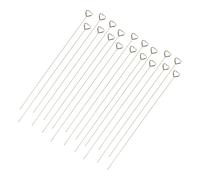 ELAYARD 30pcs Heart-Shaped Floral Place Card Holders with Coil Clips for Wedding Table Numbers Photo and Memo Display Reusable Bouquet Accessories for Birthday Shower Graduation Party
