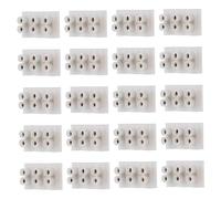 ELAYARD 30pcs Screw Terminal Block Connectors Position Wire Connectors for Easy Installation High Temperature Resistant Safe Insulated Material