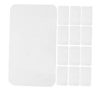 ELAYARD 30pcs Sublimation Blank Rectangular Stickers for Heat Transfer DIY Crafts White Self Adhesive Thermal Labels with Nonstick Backing Easy Application and Removal for Personal