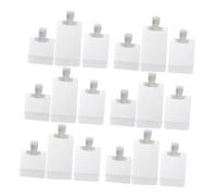 ELAYARD 30pcs Transparent Matte Flip Cover Travel Pouches for Toiletries Refillable Squeeze Bags for Shampoo Shower Gel Lotion Compact Leak Resistant Cosmetic Containers for Business Trips