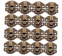 ELAYARD 30pcs Vintage Decorative Hasp Latch Antique Case Buckle for Wooden Boxes and Cabinets Retro Style Clasp Lock Hardware