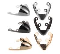 ELAYARD 3pairs Metal High Heel Anti- Footwear Attachments for Safety and Impact Resistance Stylish Invisible Shoe Covers and Gunmetal for Protecting High Heels