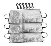 ELAYARD 3pcs Ac Unit Covers Outdoor Aluminum Foil Mini Split Air Conditioner Cover outside Unit Season