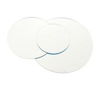 ELAYARD 3pcs Acrylic Photography Reflection Mirror Boards Silver round Food and Jewelry Display Prop for Product Photography with 360 Degree All-round Dimension