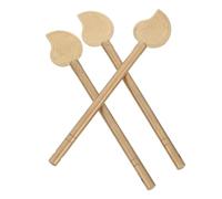 ELAYARD 3pcs Antique Brass Door Bolt Pin Set, Classic Chinese Style Cabinet Latch Lock, 8.9cm Leaf Shape Brass Wardrobe Locking Rod for Household Doors and Furniture