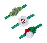 ELAYARD 3Pcs Christmas Headbands Stretchy Holiday Hairbands for Boy Girl and Older Party Accessories for Halloween and Xmas Celebration
