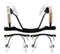 ELAYARD 3pcs Glasses Bracket Accessories Rimless Nose Bridge Rimless Frame Bridge Support Glasses Nose Pad Frameless Eyeglasses Eyeglass Pad Black