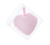 ELAYARD 3pcs Heart Shape Reusable Makeup Remover Pads Facial Cleansing Sponges Soft Cleaning for