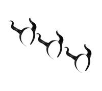 ELAYARD 3pcs Horn Hair Accessories Demons Horns Costume Head for Halloween Party Masquerade Gothic Devil Costume Hairband