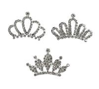 ELAYARD 3Pcs Little Tiara Hair Accessories for Birthday Christmas Parties and Role Play Comfortable and Skin Friendly Headpieces for Stylish Costumes and Photo Shooting