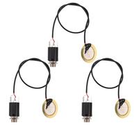 ELAYARD 3pcs Musical Instrument Pickup Piezo Contact Microphone Transducer for Acoustic Accessory Banjo Pickup Mandolin Soundhole Ukulele Sound for Live Performance Recording