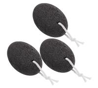 ELAYARD 3pcs Natural Lava Foot Pumice Stones for Callus Removal Exfoliating Dead Skin Remover Foot File Scrubber for Heavy Callused and Hands 10x7x4cm Home Pedicure Tool