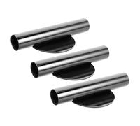 ELAYARD 3pcs Nordic Metal Wall Hanging Vases Alloy Wall-mounted Flower Holders with Adhesive Backing Removable Design for Home Living Decoration and Festive Party Accent