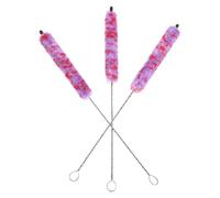 ELAYARD 3PCS Piccolo Cleaning Brush Set with Soft Microfiber Swabs for Woodwind Instruments, Flute Cleaner Stick and Mouthpiece Brush Accessory Kit for Musical Instrument Maintenance
