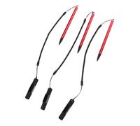 ELAYARD 3pcs Resistive Handwriting Stylus Pens for Touch Screens Capacitive Drawing Pens with Spring Rope and Fixing Base Lightweight Ergonomic Design for Tablets Phones Car Navigation No