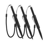 ELAYARD 3pcs Resistive Stylus Pen Lanyard Holder Multipurpose Metal Pen for Capacitive Resistive Screens Touchscreen Writing