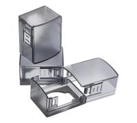 ELAYARD 3pcs Safety Door Lock Covers for Proofing Bedrooms Bathrooms Anti-Lock Security Device with Easy Quick Release Black Matte Protective Covers Prevent Accidental Locking