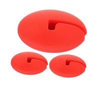 ELAYARD 3pcs Silicone Thermometer Clip Pot Side Holder Secure Probe Fixing Clamp for Cooking Bbq Candy Melting Pots Wear Resistant Food Grade Temperature Probe Stand
