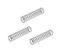ELAYARD 3Pcs Stainless Steel Trumpet Button Springs Elastic Trumpet Spring Portable Instrument Accessories for Repair and Replacement Silver