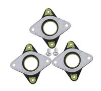 ELAYARD 3PCS Stepper Motor Vibration Dampers for Printers Shock Absorber Rings Noise Reduction and Anti-vibration Pads Replacement Accessory in Black and Silver