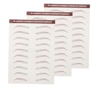 ELAYARD 3sheets Self-adhesive Eyebrow Stickers for Women Realistic Eyebrow Tattoo Simulation Easy Application