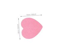 ELAYARD 4 Boxes Heart Shaped Nail Gel Remover Pads Non-lint Disposable Wipes for Nail Glue Removal and Polish Cleaning Stable Material for Salon and Home Use Compact Travel-friendly
