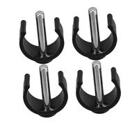 ELAYARD 4 Pcs Clamp Buckle for Tubes Non Slip Cane Holder Clips Adjustable Securing Clamps for Walking Sticks and Climbing Sticks Effortless Assembly Compatibility