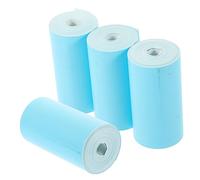 ELAYARD 4 Rolls Multipurpose Thermal Printer Paper for Receipt Printing Blue Rolls Suitable for Hospitals Banks Restaurants and Office Use
