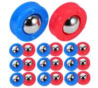 ELAYARD 40Pcs Mini Shuffleboard Rollers Beads Tabletop Game Accessories Replacement Balls for Indoor Outdoor Use Steel and Plastic Lightweight Pucks for Family Fun