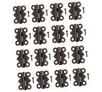 ELAYARD 48Pcs Antique Small Butterfly Hinges Retro Design Furniture Hinges for Boxes Cupboards Easy Installation Material