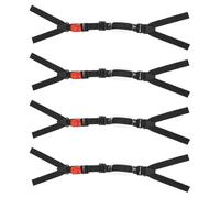 ELAYARD 4pcs Adjustable Hard Hat Chin Strap Wear-resistant Safety Straps for Helmets Comfortable Portable Replacement for Construction Cycling Climbing Workers