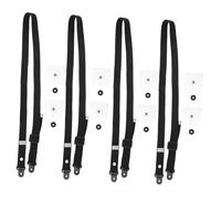 ELAYARD 4pcs Adjustable Tv Tip Anchors Set Durable Retaining Straps for Furniture and Dressers Proofing Safety to Prevent Falling Tvs Easy No Drill Installation Secure Fit for Various