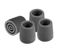 ELAYARD 4pcs Anti-Slip Walker Accessory Tips with Aluminum Pads Replacement Crutch Feet for Canes Walkers Shower Chairs Easy Installation for Enhanced Stability and Floor Protection