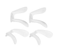 ELAYARD 4pcs Clear Silicone Eyeglass Nose Pads U-shaped Anti-slip Nose Cushions Soft Replacement for Glasses and Sunglasses Comfortable Stable Fit