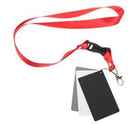 ELAYARD 4pcs Grey Cards Photography Calibration Double-sided White Black Grey Balance Exposure Reference for DSLR Video Camera Professional Use