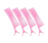 ELAYARD 4pcs Hair Section Clips Hair Clips Sectioning Plastic Fashionable Versatile Use Sectioning Capability Makeup Setting Hairdressing Tool