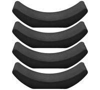 ELAYARD 4pcs Heavy Duty Dumbbell Rack Pads Rubber Weight Stand Cradles for Home Gym Equipment Water-resistant Shockproof Dumbbell Holder Compatible with Weight Storage Racks