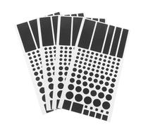 ELAYARD 4pcs Led Light Blocking Stickers Black Dimming Tape Adhesive Covers for Routers Electronics Appliances Indicator Film for Electronic Device Light Control