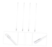 ELAYARD 4pcs Plastic Blind Wands Replacement Rods for Vertical Blinds Lightweight Curtain Pull Sticks Easy Installation Window Accessories