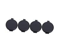 ELAYARD 4pcs Quick-Drying Fingerprint Ink Pads Thumbprint Stamp Pads for Notary Supplies Portable PVC Black Mini Ink Mats for Prints and Use