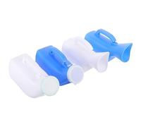 ELAYARD 4Pcs Reusable Portable Urine Bottles with Lid Thickened Household Adult Urinals for Men Women Leakproof Travel Containers for Elderly Care Camping Hospital Use